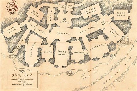 layout of bilbo baggins house